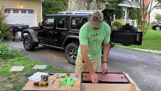 Transform Your Jeep Wrangler with a Front Runner Tailgate Table  Easy Installation Guide [upl. by Edahc]