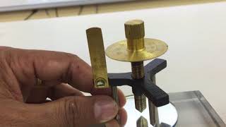 Spherometer To determine radius of curvature of spherical mirrorPrakash amp Faisal [upl. by Schulze273]