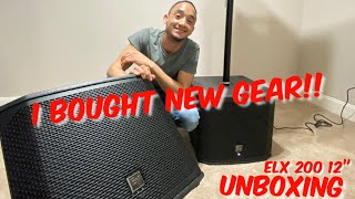 EV ELX 200 12quot UNBOXING  EDDY MENA [upl. by Eelek]