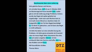 GAST DTZ B1 Briefe schreiben Prüfung B1 Neu 2024 dtz gastdtz gast briefschreiben Brief [upl. by Leuqer]