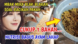 HASILNYA LEBIH GEMUK Bahan Pakan Terbaik Pacu Pertumbuhan Ayam Kampung [upl. by Marjana]