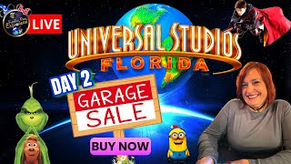 LIVE SHOPPING UNIVERSAL STUDIOS GARAGE SALE Day 2 2024 [upl. by Pavkovic]