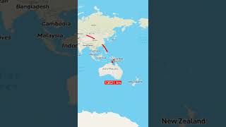 Distance between Bouvet Island Norway to Heard Island and McDonald Islands Australia moscowregion [upl. by Enairda]