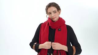 SmartWinterWear FashionableWarmScarf WinterEssentials CozyWarmth MinimalStyle HeatedHijab [upl. by Mllly]