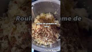 Roulé de pomme de terre au roulé de pomme de terre à la viande hachée au thermomix shorts [upl. by Ilona]