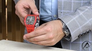 Richard Mille RM1103 Red Quartz NTPT 4K Watch Review [upl. by Haran]