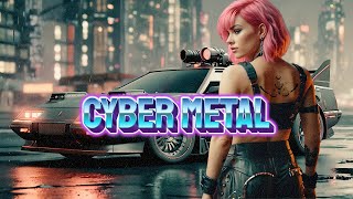 The Sound of Cyberpunk A Synthwave Music  Cyber Metal [upl. by Bills699]