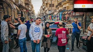 Market in Cairo ● Walk through the Khan Al Khalili Bazaar ● Old city walktour egypt [upl. by Dlanar582]