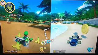 Mario Kart 8 Deluxe Switch replay  Luigis luck [upl. by Aynwat874]