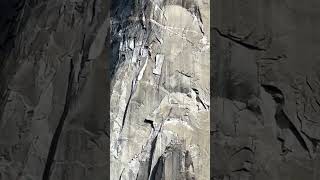 Yosemite king swing Follow for more rockclimbing [upl. by Nwonknu]