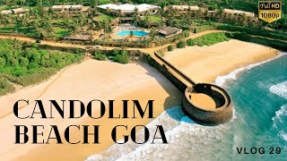 Candolim Beach  Full Tour  Best Places to Visit  Goa Trip vlogs  Tourism Video  Flying Turtle [upl. by Enotna]