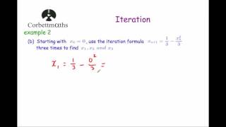 Iteration  Corbettmaths [upl. by Oznohpla]