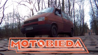 Volkswagen Transporter T4  Test króla każdej budowy  MotoBieda [upl. by Arodal282]