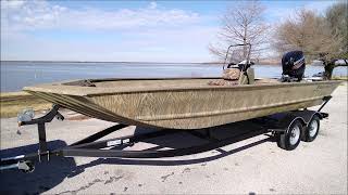 2017 TRACKER GRIZZLY 2072 CC LAKE TEST AND LAND INSPECTION SORRY THIS BOAT HAS BEEN SOLD [upl. by Odlonra]