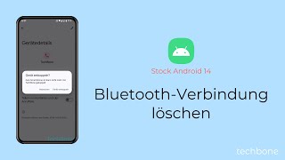 BluetoothVerbindung löschen Android 14 [upl. by Chiles80]