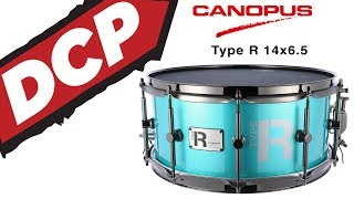 Canopus Type R Maple Snare Drum 14x65  Video Demo [upl. by Nigam]