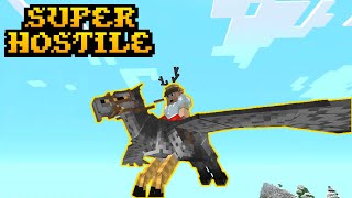 Taming a Hippogryph  Minecraft Super Hostile Modpack  Ep 10 [upl. by Lerad725]