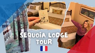 SEQUOIA LODGE Full Hotel Tour amp Room Tour Bar Restaurants Shop Pool l Disneyland Paris Vlog 2024 [upl. by Eladnek]