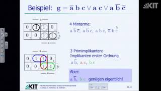 12 Minimierungsverfahren KVDiagramm Disjunktive Minimalverfahren AirbagSteuerung [upl. by Quickman680]