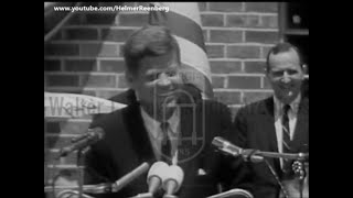 May 19 1962  President John F Kennedy Speaks at ILGWU Housing Project Dedication New York City [upl. by Coppock848]