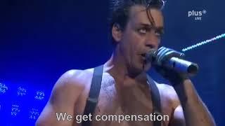 Rammstein  Haifisch Live English Lyrics [upl. by Zined]