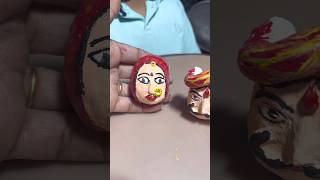 स्त्री 👩 और सरकटा👻 How to use clay to make human beings  Ghamu saran shorts clay [upl. by Anma]