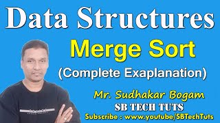 Merge Sort with Example Complete Explanation  Merge Sort  Data Structures [upl. by Weathers]