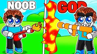 NOOB to GOD FLAMETHROWER in ROBLOX [upl. by Rawdon]