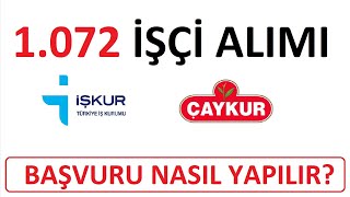 1072 İŞÇİ ALIMI KPSS ŞARTSIZ amp KPSS 60 PUANLA 1072 GEÇİCİ İŞÇİ ALIMI ÇAYKUR ALIMI [upl. by Alodie]