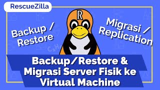 Clonning Server Linux untuk Resize Storage Filesystem menggunakan RescueZilla [upl. by Id]