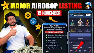 MAJOR AIRDROP LISTING CONFIRM  MAJOR AIRDROP PRICE  MAJOR AIRDROP NFT  MAJOR AIRDROP LISTING [upl. by Kayla]