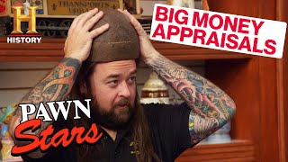 Pawn Stars 7 HIGH VALUE APPRAISALS Major Money for Super Rare Items  History [upl. by Denman]