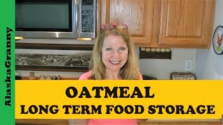 Long Term Food StorageMormon Oatmeal Product ReviewLDS Cannery Food [upl. by Ever]