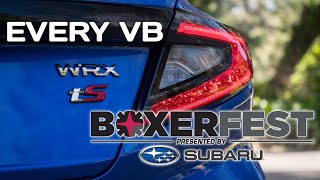 Every VB WRX Build  Boxerfest 2024 [upl. by Aicilic]