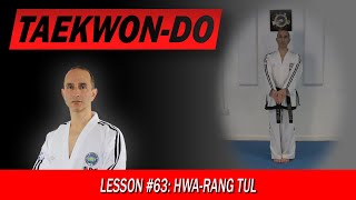 HwaRang Tul  TaekwonDo Lesson 63 [upl. by Radferd367]