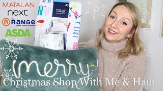 Spend the Day With Me Vlog  Christmas Shopping amp Haul  The Range Next Matalan and Asda [upl. by Erodeht]