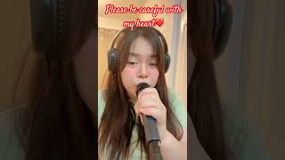 Please be careful with my heart karaokeathome cover fyp [upl. by Essirehs]