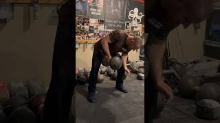 Thomas Inch Dumbbell Rows 172lbs 4 Reps [upl. by Pillow]