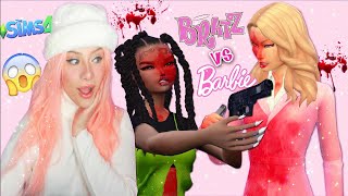 BRATZ VS BARBIES PURGE IN THE SIMS 4 [upl. by Jesselyn473]