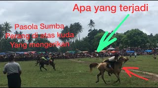 Pasola tradisi Sumba perang di atas kuda yang mengerikan [upl. by Suellen]