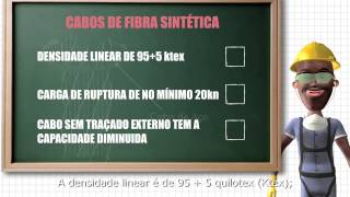 Projeto Série 100 Seguro  Cabos de aço e de fibra sintética  Parte 1 Versão Completa [upl. by Narud]