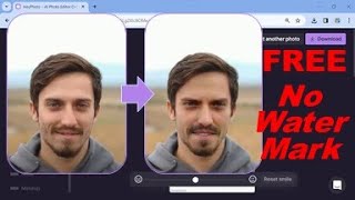 Change facial expression in photo for free online using AI no watermark 2024 [upl. by Oconnor]