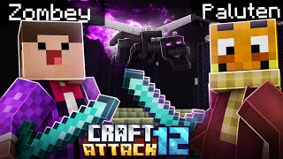 ZOMBEY IST DA amp 50 Youtuber gegen den ENDERDRACHEN  Craft Attack 12 12 [upl. by Aggy271]