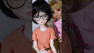 Dolls sew Halloween costumes [upl. by Eirrak]