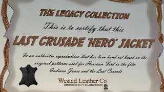 Wested leather legacy hero Last Crusade jacket [upl. by Groveman27]