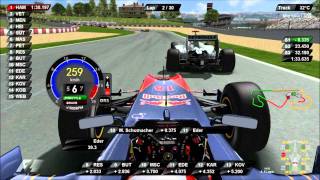 rFactor F1 2011 DRS KERS Onboard SPAIN Catalunya Driver Virtual Eder Belone [upl. by Daphie718]