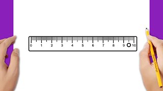 How to draw a ruler [upl. by Shandy741]