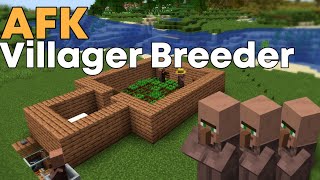 Best Villager Breeder In Minecraft 120 Tutorial [upl. by Aramat]