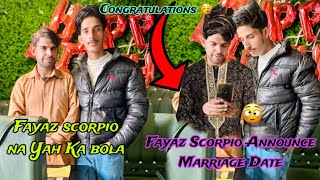 Fayaz Scorpio Announce Marriage Date 🤔😮  Sab Gya Parashan  Viral Video fayazscorpio funny [upl. by Eelyab]