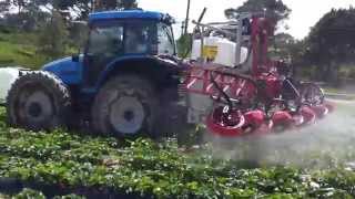 Custom Strawberry Sprayer with Croplands Horizon Boom [upl. by Girardi]